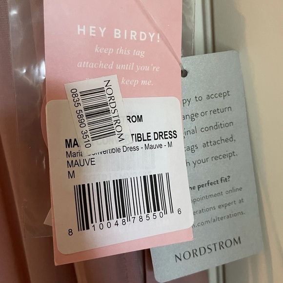 BIRDIE Grey MARIA CONVERTIBLE DRESS - MAUVE - Picture 8 of 10